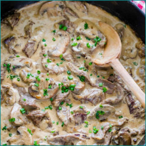 Beef Stroganoff